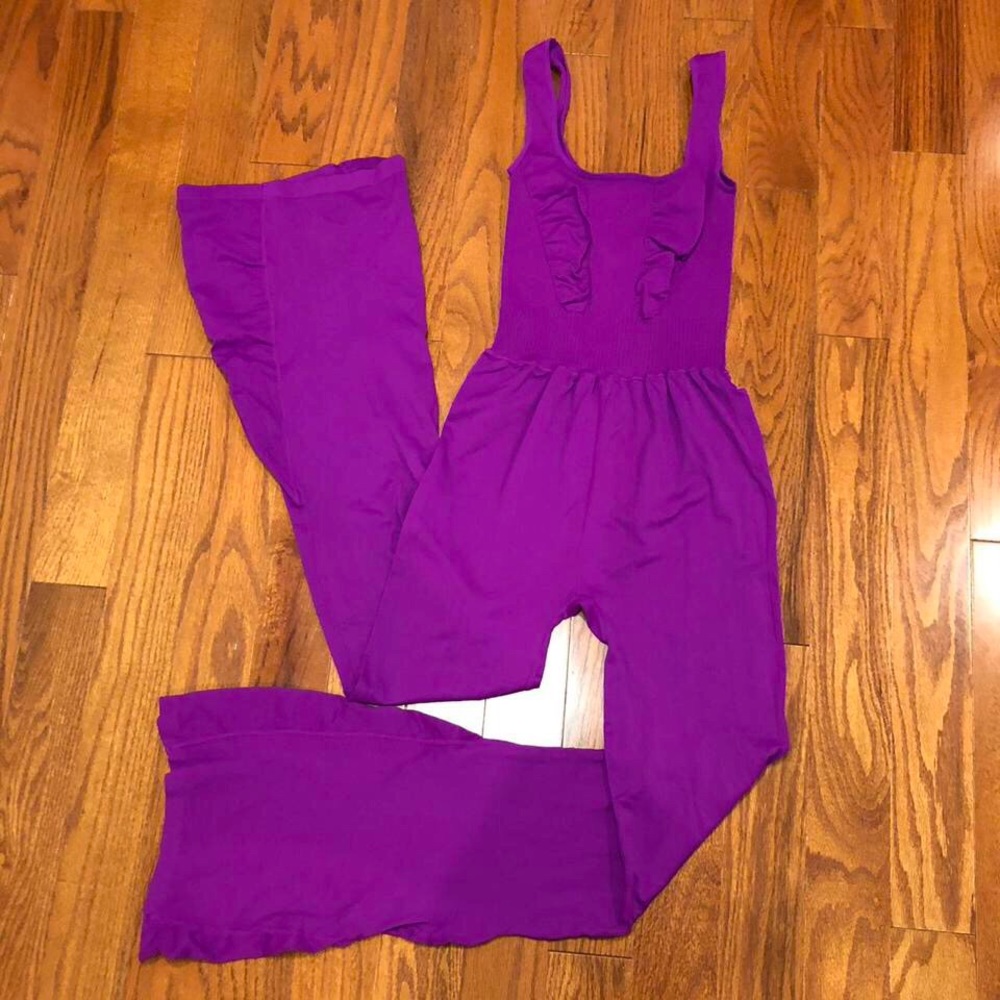 Free People Purple Jumpsuit